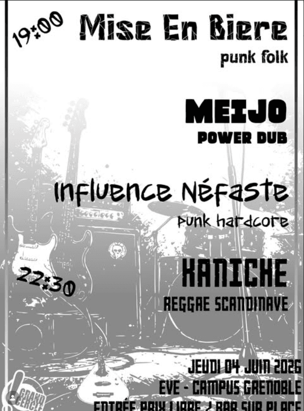 Soirée Punk-Rock par ClubZik INP