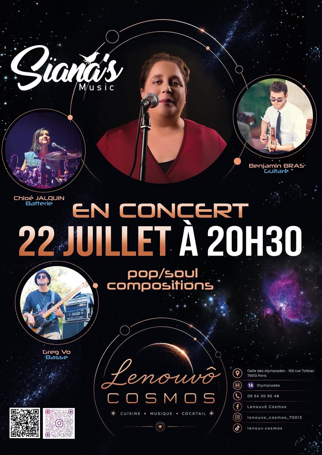 Siana's en concert by Lenouvo Cosmos