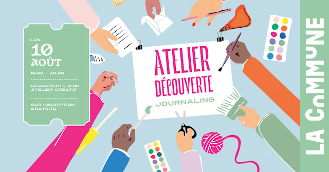 ATELIER DÉCOUVERTE - JOURNALING by la Commu