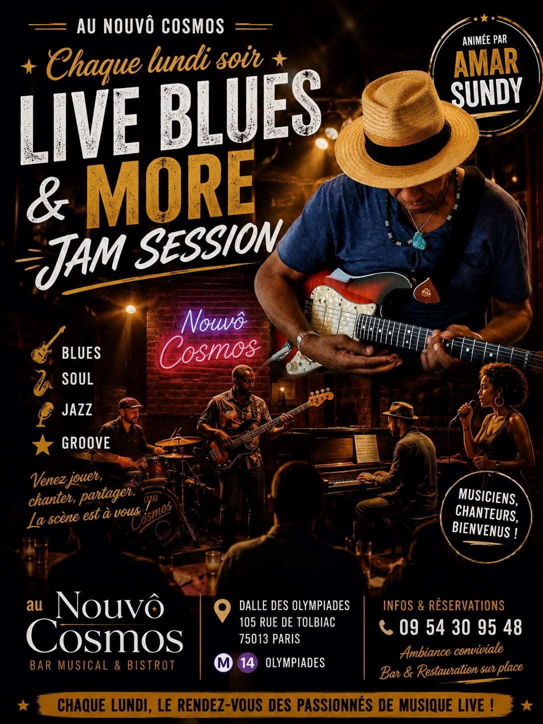 Live Blues & More Jam session by Lenouvo Cosmos